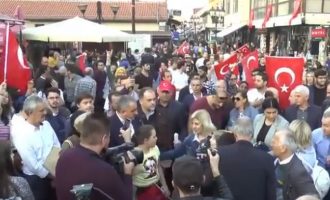 Η Βόρεια Μακεδονία ξανά στο στόχαστρο της Τουρκίας – Συλλαλητήριο Τούρκων στα Σκόπια
