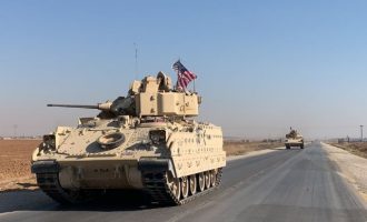 Αμερικανικά τανκς «Bradley» στη Β/Α Συρία με κατεύθυνση την Κομπάνι (βίντεο+φωτο)