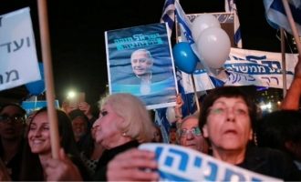 Διαδήλωση στο Τελ Αβίβ υπέρ Νετανιάχου – «Ο λαός είναι μαζί σου»