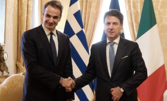 Μητσοτάκης-Κόντε συμφώνησαν συνεργασία για τον ενεργειακό τομέα
