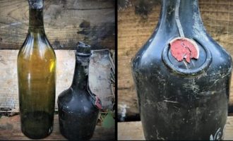 Βρέθηκαν 900 μπουκάλια με σπάνια κονιάκ και λικέρ σε πλοίο που βυθίστηκε στον Α’ Παγκόσμιο Πόλεμο