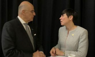 Ο Νίκος Δένδιας συναντήθηκε με την υπουργό Εξωτερικών της Νορβηγίας