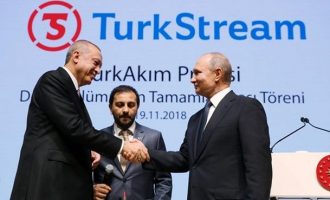 Στις 8 Ιανουαρίου 2020 «πανηγύρι» Ερντογάν με Πούτιν για τον Turkish Stream