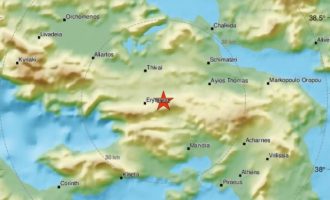 Σεισμός στην Αθήνα στις 23.33 με επίκεντρο το Κριεκούκι