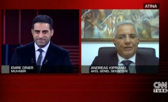 Άντρος Κυπριανού στο CNN Türk: Εάν βρεθεί λύση στο Κυπριακό να περάσει ο αγωγός μέσω Τουρκίας