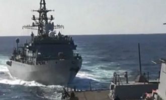 CNN: Θερμό επεισόδιο ανάμεσα σε πολεμικά πλοία Ρωσίας και ΗΠΑ (βίντεο)