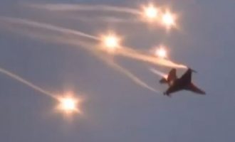 Επικίνδυνη αερομαχία στο Αιγαίο – Τουρκικό F-16 εξαπέλυσε θερμοβολίδες