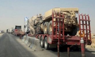 Μεγάλη φάλαγγα 100 φορτηγών εισήλθε στη Συρία με αμερικανική στρατιωτική βοήθεια στους Κούρδους