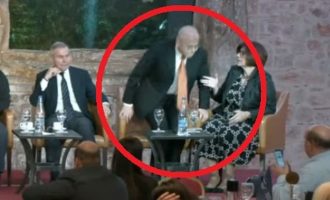 Ο Ισραηλινός Πρεσβευτής αποχώρησε από «γεωπολιτικό πάνελ» – Ο Βενιζέλος δεν έβαζε γλώσσα μέσα του (βίντεο)
