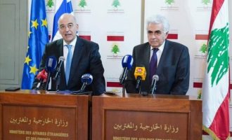 Στο Λίβανο ο Δένδιας: Πρωταρχικής σημασίας η παύση εχθροπραξιών στη Λιβύη