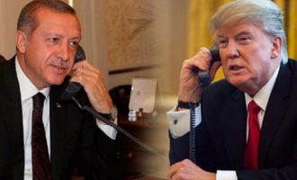Ο Ερντογάν τηλεφώνησε στον Τραμπ και του είπε ότι οι Κούρδοι υποκινούν τις διαδηλώσεις στις ΗΠΑ