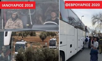 Με τα «λευκά λεωφορεία» των τζιχαντιστών μεταφέρονται μετανάστες και πρόσφυγες στον Έβρο