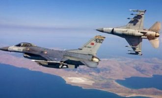 Τουρκικά F-16 πέταξαν πάνω από τη Χίο – Τα… αναχαίτισαν
