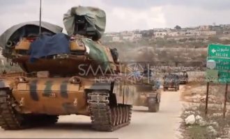 Το συριακό πυροβολικό σφυροκόπησε τους Τούρκους (βίντεο)