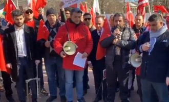Τζιχαντιστές του Ερντογάν διαδήλωσαν και προσευχήθηκαν μπροστά στον Λευκό Οίκο (βίντεο)