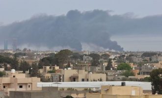 Ο Λιβυκός Εθνικός Στρατός (LNA) βομβάρδισε το αεροδρόμιο Μιτίγκα της Τρίπολης