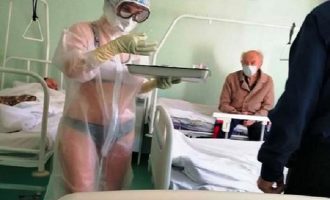 Ρωσίδα νοσοκόμα «κούραρε» ασθενείς με κορωνοϊό φορώντας μαγιό