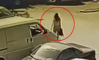 Κάμερα ασφαλείας κατέγραψε τη γυναίκα που έριξε βιτριόλι στην 33χρονη