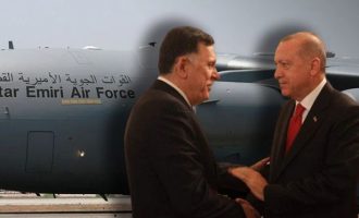 Handelsblatt: Η Τουρκία έστειλε τις τελευταίες επτά ημέρες 10 αεροπλάνα με όπλα στη Λιβύη