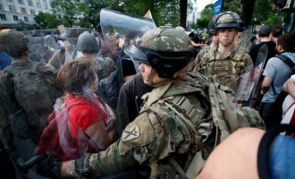 Αμερικανοί εθνοφρουροί μολύνθηκαν με κορωνοϊό στις διαδηλώσεις