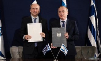 Κοινή Διακήρυξη Χατζηδάκη-Στάινιτς για ενεργειακή συνεργασία Ελλάδας και Ισραήλ