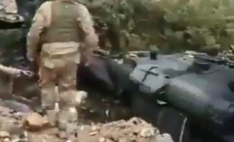 Τουρκικό ελικόπτερο έπεσε στα σύνορα Τουρκίας-Ιράκ (βίντεο)