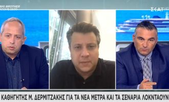Μανώλης Δερμιτζάκης: Τώρα εμπροσθοβαρή μέτρα για τον κορωνοϊό κι εάν δεν… lockdown