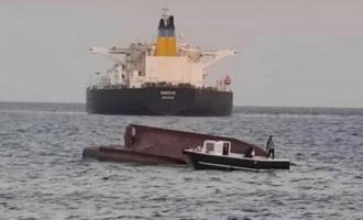 Το ΥΠΕΞ εξέφρασε τη θλίψη του για τη βύθιση τουρκικού αλιευτικού από ελληνικό τάνκερ
