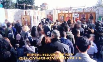Συνωστισμός πιστών σε εκκλησία της Κύπρου – Συλλήψεις από την Αστυνομία