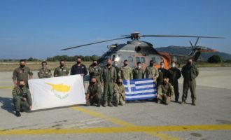 Διακλαδική άσκηση Ελλάδας-Κύπρου μεταξύ Ρόδου και Καστελλόριζου (βίντεο)