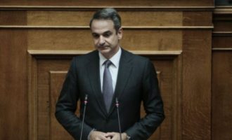 Μητσοτάκης στη Βουλή: «Είμαστε συνεπείς στη συμφωνία μας με τους πολίτες»