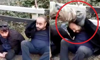 Αζέροι Τούρκοι βασανίζουν Αρμένιους κρατούμενους (βίντεο)