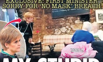 Η Σκωτσέζα πρωθυπουργός ζήτησε συγγνώμη επειδή φωτογραφήθηκε χωρίς μάσκα