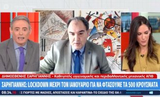 Καθηγητής Σαρηγιάννης: Επικίνδυνο να «ανοίξει» η χώρα την επόμενη εβδομάδα