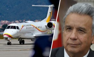 Το προεδρικό αεροσκάφος του Ισημερινού προχώρησε σε αναγκαστική προσγείωση κοντά στην Ουάσιγκτον