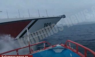 Τουρκική ακταιωρός παρενόχλησε ελληνικά αλιευτικά στα Ίμια (βίντεο)