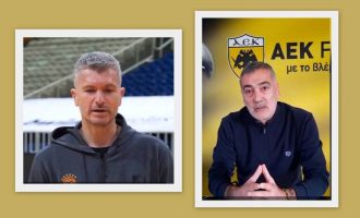 Ηλίας Ατματσίδης και Γιώργος Καλαϊτζής δίπλα στα παιδιά των Αθλητικών Ακαδημιών ΟΠΑΠ (βίντεο)