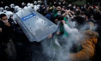 Ο Ερντογάν κατηγορεί για «τρομοκράτες» φοιτητές που διαδηλώνουν