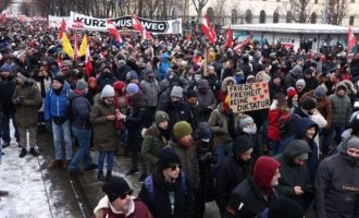 10.000 διαδήλωσαν στη Βιέννη κατά των περιοριστικών μέτρων