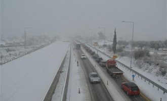 Απαγόρευση κυκλοφορίας φορτηγών στην εθνική οδό Αθηνών-Κορίνθου