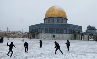 Χιονοπόλεμος στην Ιερουσαλήμ – Χιόνια σε Ισραήλ, Λίβανο, Συρία, Ιορδανία