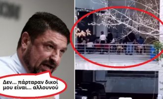 Χαμός με το κωρονογλέντι στην «πίσω αυλή» του Χαρδαλιά – Τι λέει ο ίδιος, επίθεση από ΣΥΡΙΖΑ-ΠΣ (βίντεο)