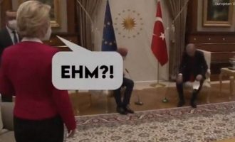 Τι είπε η Ούρσουλα για την αντιμετώπιση από τον Ερντογάν στην Άγκυρα
