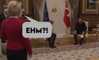 «Πολιτική προσβολή» η συμπεριφορά του Ερντογάν στην Ούρσουλα δηλώνει Επιτροπή της Ευρωβουλής
