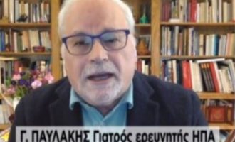 Γιώργος Παυλάκης: Mεγάλο ρίσκο το άνοιγμα το Πάσχα – Θα ξαναφουντώσει ο κορωνοϊός