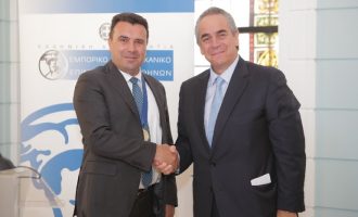Συνάντηση Μίχαλου-Ζάεφ στο ΕΒΕΑ: Οικονομική συνεργασία Ελλάδας-Βόρειας Μακεδονίας