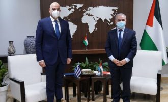Τις εξελίξεις στην περιοχή συζήτησε ο Νίκος Δένδιας με τον Παλαιστίνιο πρωθυπουργό