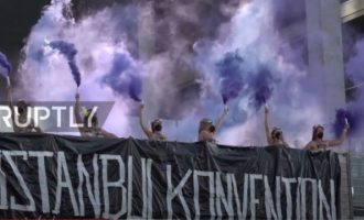 Βερολίνο: FEMEN κατά Ερντογάν για την αποχώρηση από τη Σύμβαση της Κωνσταντινούπολης
