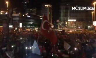 Τουρκικός όχλος πολιορκεί το Ισραηλινό Προξενείο στην Κωνσταντινούπολη (βίντεο)