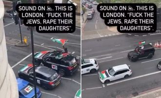 Ισλαμιστές με μεγάφωνα στο Λονδίνο: «Γ@μήστε τους Εβραίους και βιάστε τις κόρες τους» (βίντεο)